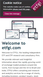 Mobile Screenshot of etfgi.com